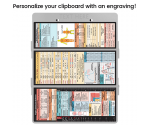 WhiteCoat Clipboard® Trifold - White Flight Medic Edition